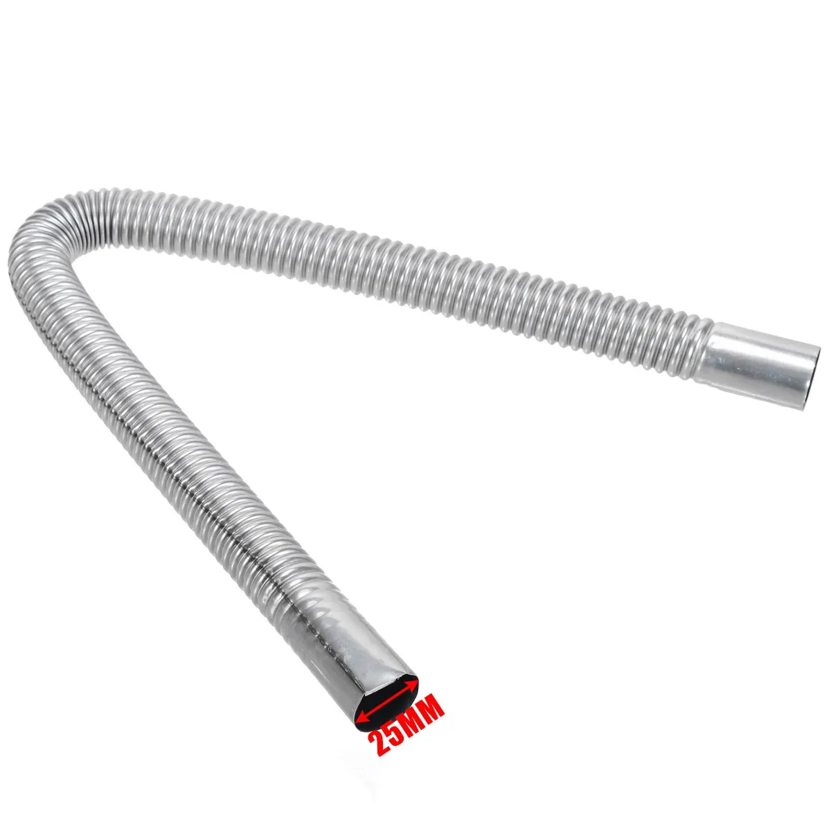 60cm Parking Air Heater Exhaust Pipe Stainless Steel For Car D-iesel Heater Auto Gas Vent Hose Accessories