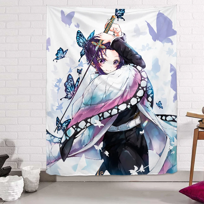 Kawaii Room Decor Hanging Cloth Anime Background Cloth Bedroom Room Bedside Wall Decorative Tapestry Cute Decor tapestry decor,anime wall decor