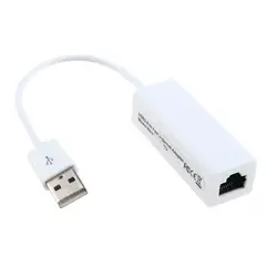 USB 2,0 к RJ45 сетевой адаптер Ethernet 10/100 Мбит/с fast сети адаптеры для Win 7/8/10 NC99