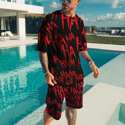 Ensemble Streetwear d'été pour hommes, survêtement pour hommes, vêtements surdimensionnés, t shirt imprimé en 3d, Shorts de sport, t shirts pour hommes, costume à la mode 
