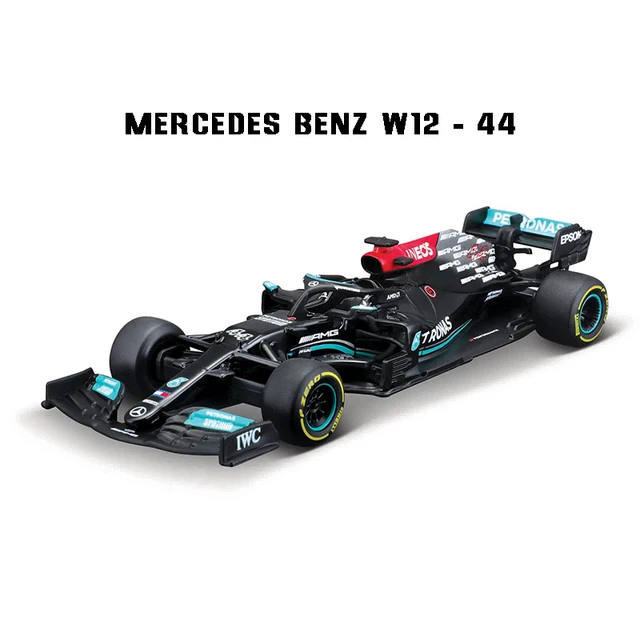 Burago 1:43 Mercedes-Benz AMG W12 44 77 Alloy F1 car model die-casting model car simulation car decoration collection gift toy 2