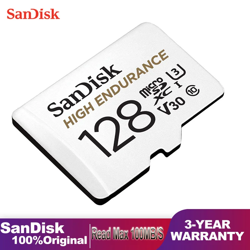 Sandisk с высокой износостойкостью слот для карт памяти 128G 64 Гб SDHC Micro SDXC Дрон класс 10