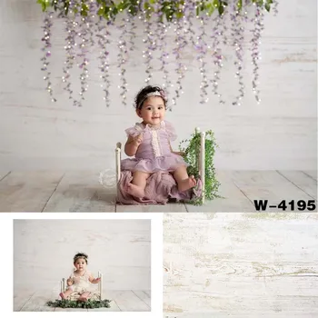 

HUAYI Retro Off White Fabric Texture Background Photography For Baby Artistic Portrait Photoshoot Photography Props W-4195