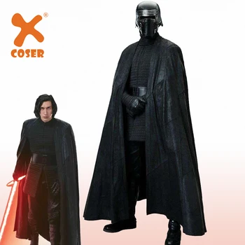 

XCOSER Kylo Ren Cosplay Costume Episode VIII The Last Jedi Cosplay Outfits Black Halloween Cosplay Costume for Men