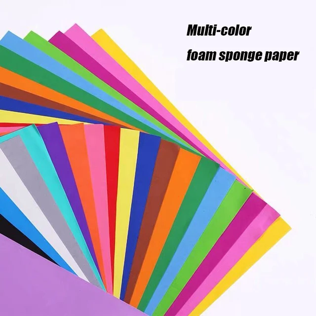 10pcs/lot Mixed Color Handmade Foam Paper A4 1mm Thick Diy Sponge Foam  Paper Fold Scrapbooking Craft Paper For Nursery Kids - Party & Holiday Diy  Decorations - AliExpress