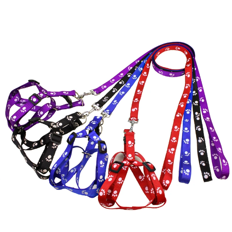 

Small Dog Cat Harness Leash Adjustable Harness Vest Leash Collar Puppy Small Dog Outdoor Walking Chihuahua Terier Schnauzer