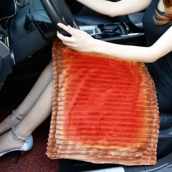 

Safe Adjustable Washable Electric Heating Blanket Home Office Car Electric Heating Soft Comfortable Knee Blanket Towel