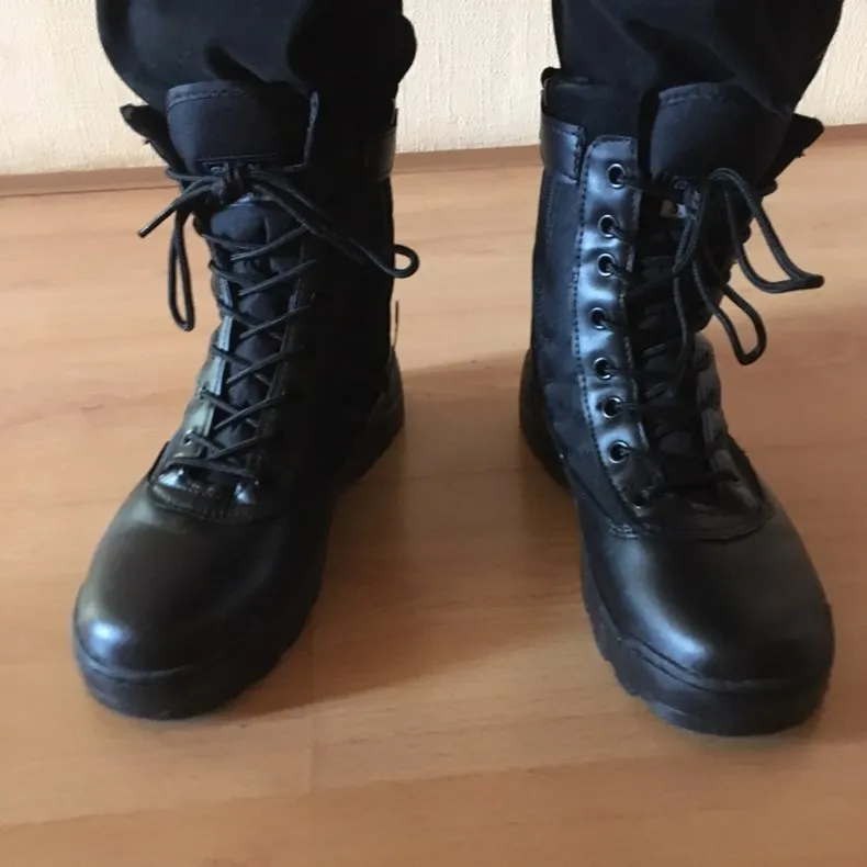 Men Desert Tactical Military Boots Mens Working Safty Shoes Army Combat Boots Militares Tacticos Zapatos Men Shoes Boots Feamle (2)