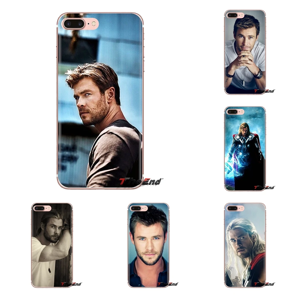 For Samsung Galaxy J1 J2 J3 J4 J5 J6 J7 J8 Plus 2018 Prime 2015 2016 2017 Chris Hemsworth Avengers Thor Transparent TPU Bag Case |