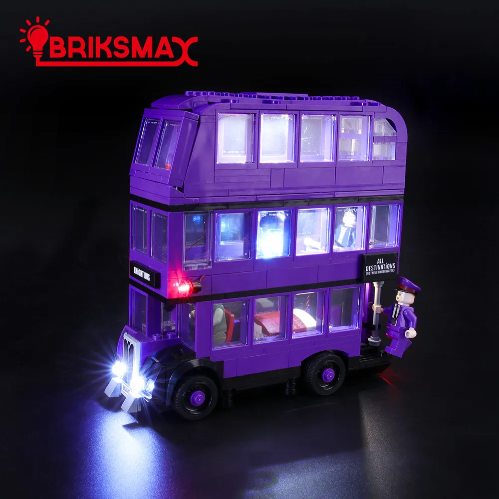 

BriksMax Led Light Up Kit For The Knight Bus Bricks Model Lighting Set Compatible With 75957 (NOT Include Model)
