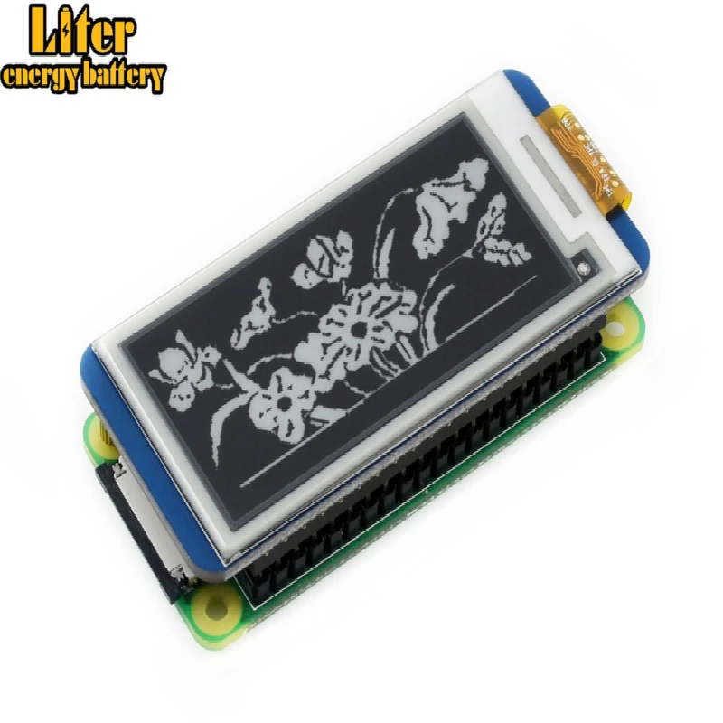 

Waveshare 2.13'' e-Paper HAT,250x122,2.13inch E-Ink display for RaspberryPi 2B/3B/Zero/Zero W,color: black,white,partial refresh