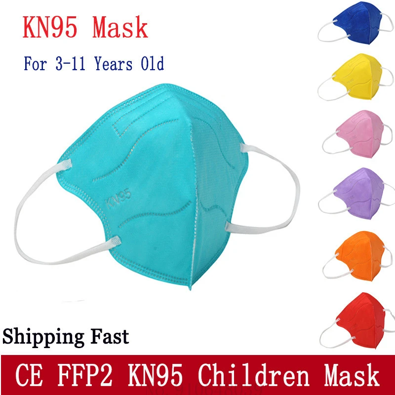 

FP2 Masks For Children FFP2mask 6-12 Years Old Mascarilla Infantil FPP2 Homologada CE FFP2 Niños Reusable KN95 Kids Masks