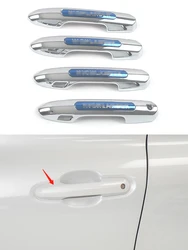 Garniture de poignée de porte, autocollant de couverture, accessoires intérieurs, pour Toyota Highlander 2020 2021 2022 