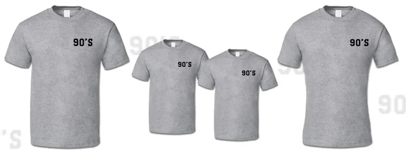 90s Одинаковая одежда с принтом для мамы и дочки, папы и сына, комплекты для папы, мамы и меня, одежда для папы и девочки, модная футболка