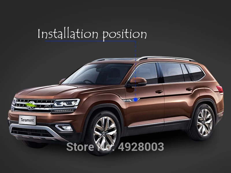 Автомобильная хромированная наклейка боковое крыло эмблема значок 4 движения