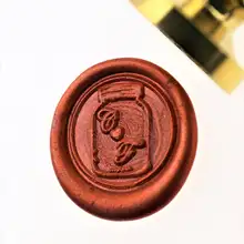 Персонализированные Mason Jar монограмма воск печать/инициалы Пользовательские Свадебные печати/свадебные приглашения печать/на заказ Свадебная печать