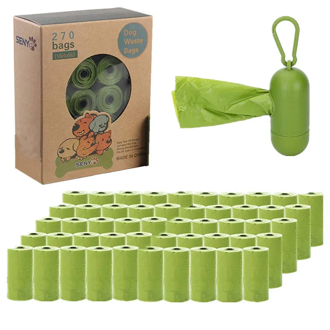 

Dog Poop Bags Earth-Friendly Outdoor Home Clean Refill Garbage Bag Compostable Dog Poop Bags 270/690 Large Quantity