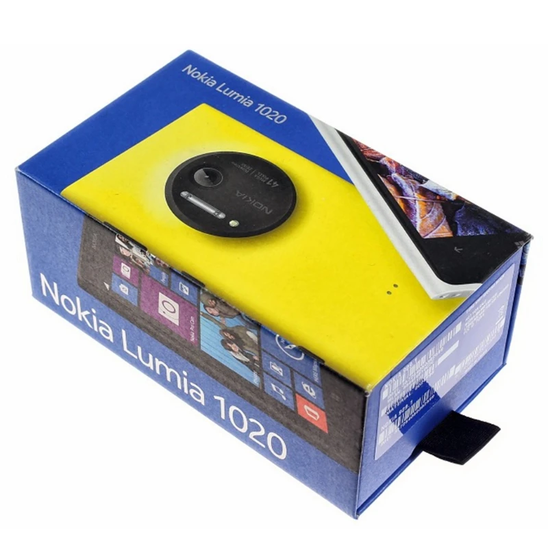 Разблокированный телефон Nokia Lumia 1020 Windows Phone 32GB камера 41MP gps Wifi 4," экран смартфонов Nokia L1020 мобильные телефоны