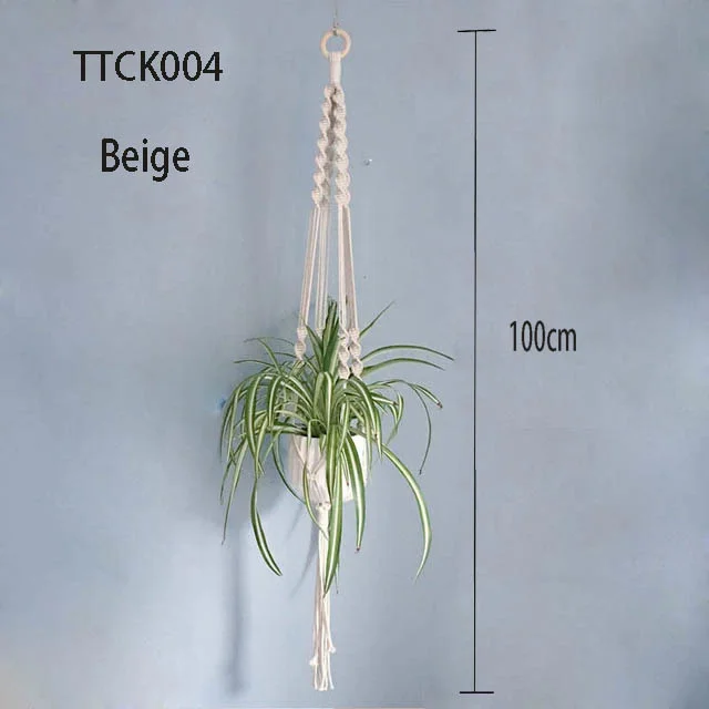 New arrival macrame plant hanger macrame pot hanger macrame plant pot tray plant holder