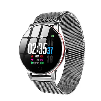 

Y9 Sport Smart Watch Ip67 Waterproof Slim Metal Body Milanese Strap Replaceable Heart Rate Monitor Blood Pressure Smartwatch Men
