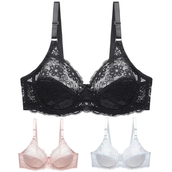 

Thin Cup Full Lace Breathable Push Up Bra Sexy Women Underwear Brassiere Small Size Lingerie Top Underwired Bralette