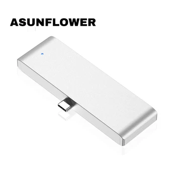 

For iPad Pro USB C HUB Type C To 4K HDMI PD Charge With 3.5mm Jack High Speed USB 3.0 Port 4 IN 1 Portable Adapter For MacBook