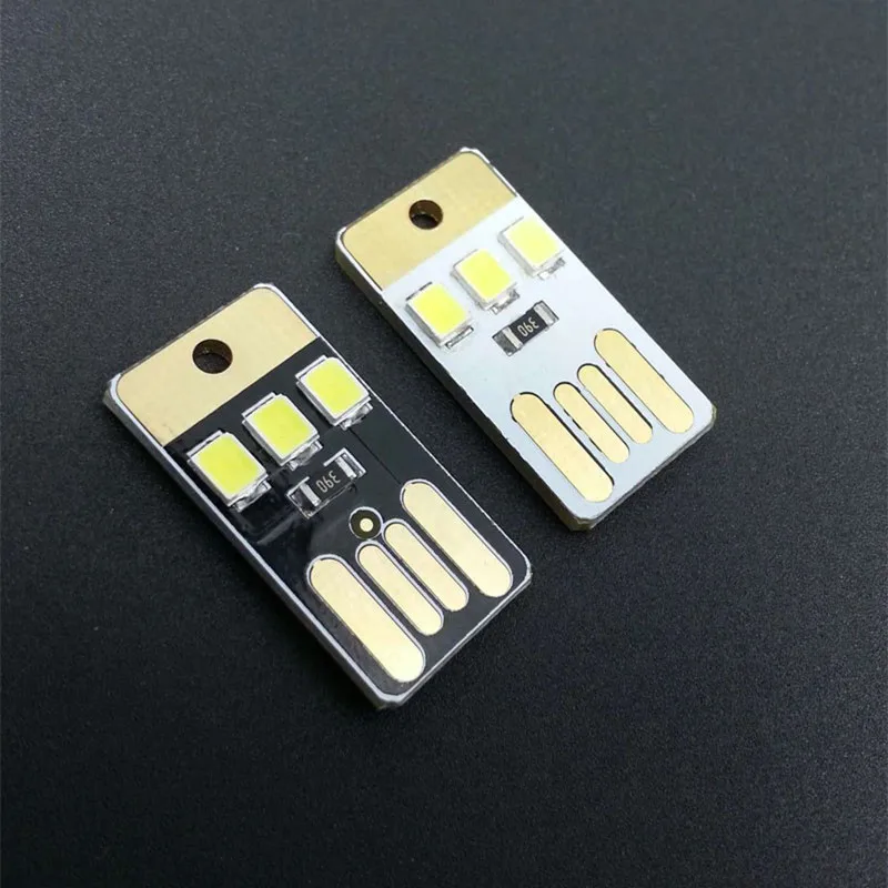 

Lamp Bulb Hot sale Pocket Card Led Keychain Mini LED Night Light Portable USB Power