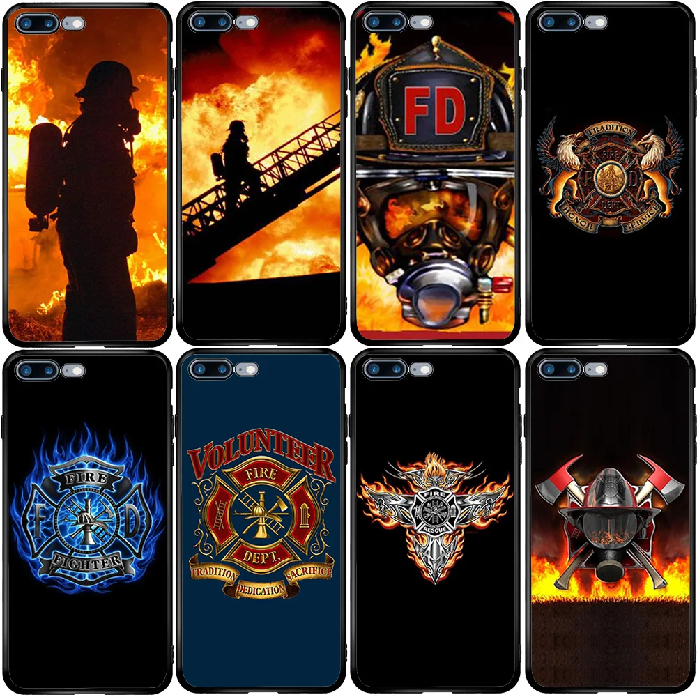Чехол для телефона Xiaomi Redmi Note 10 9 9S 9A 8 8T 7 6 7A 6A 5A 5 A1 A2 A3 Pro Max Plus Lite Firefighter Heroes Fireman |