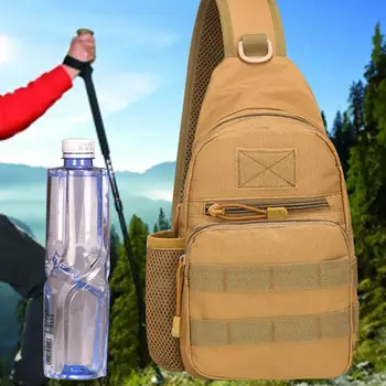 

Men Camouflage Military Tactical Pack Hiking Cycling Shoulder Bottle Chest Bag