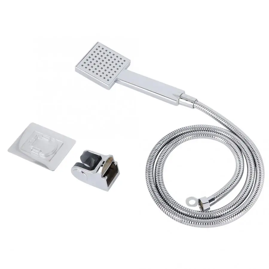G1/2in Bathroom Accessories Pressurized Handheld Shower Head Sprayer with Hose