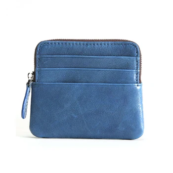 

Genuine Leather mens wallet Zipper Fashion Coin Pocket short solid purse designer women luxury small wallets mini money bag