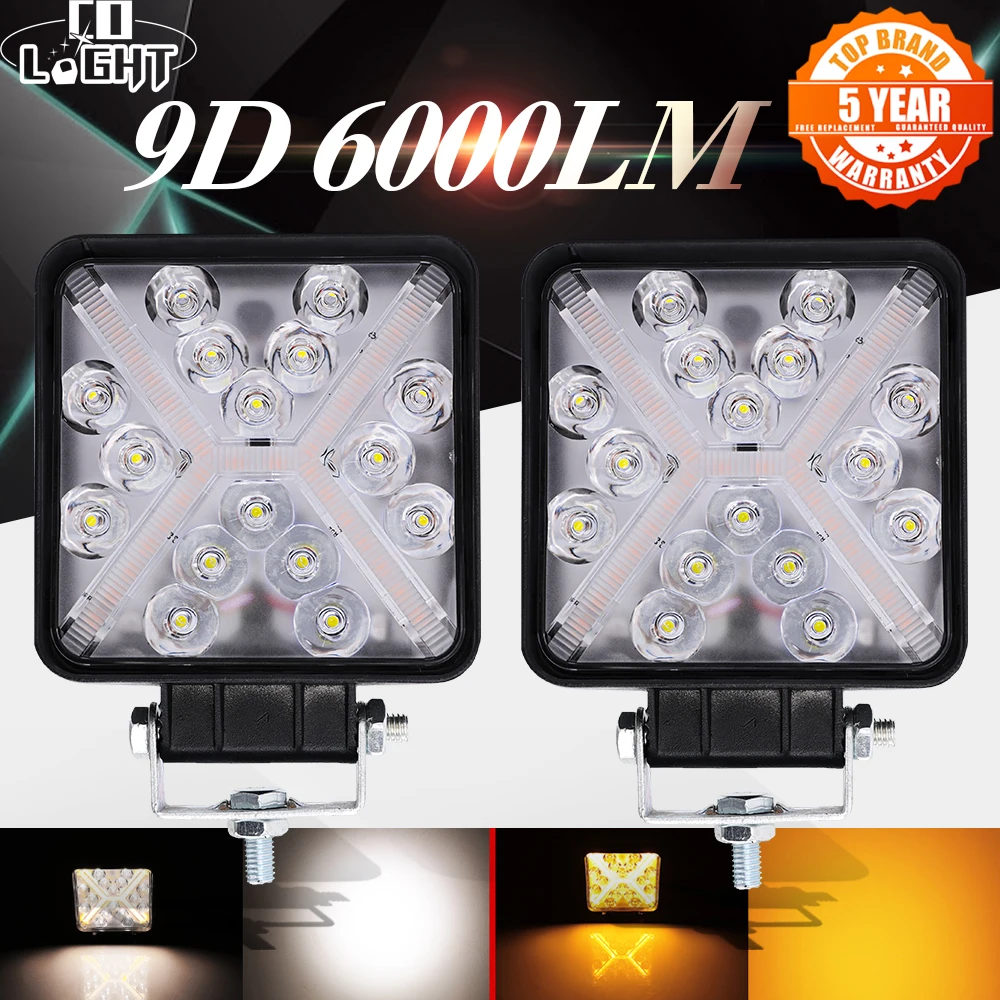 CO LIGHT 9D 4 дюймовая светодиодная балка для внедорожника комбинированный луч