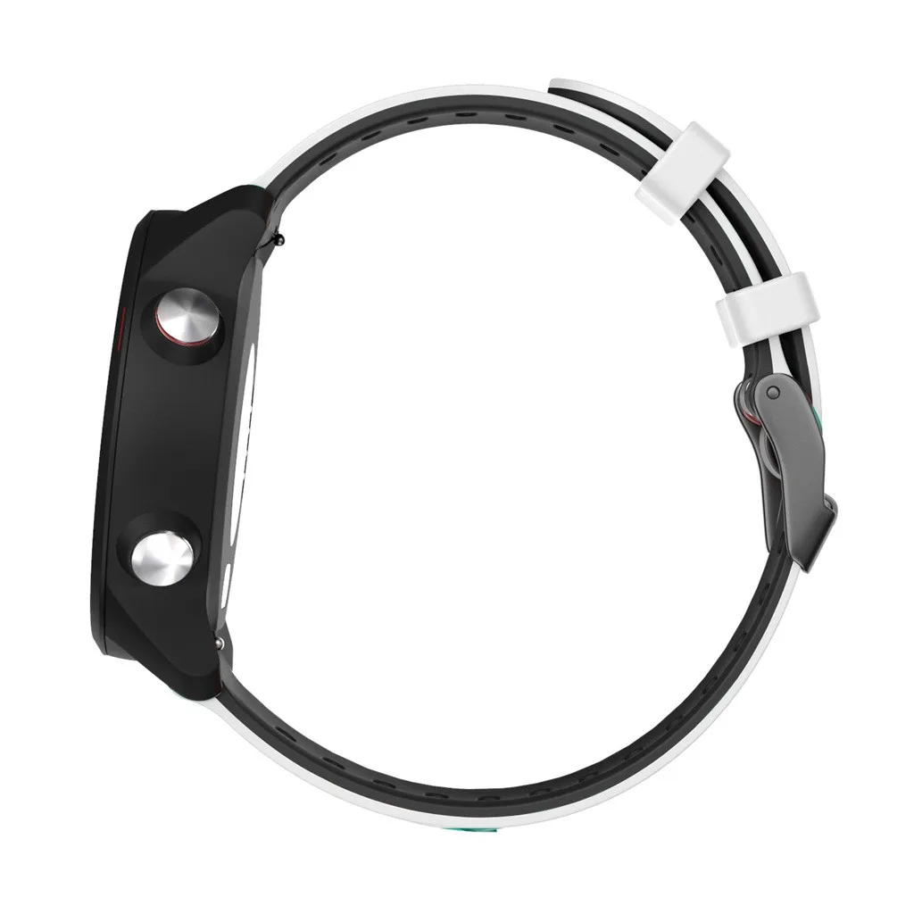 Силиконовый ремешок на запястье для Garmin Forerunner 245/245M Смарт-часы заменяют Мужские t-часы, женские и мужские двухцветные спортивные часы 19Sep