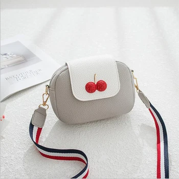 

Women's Bag Cherry Mobile Phone Bag Small Square Bag Shopping Shoulder Bag Fashion Cross Bag 2020 New Ladies Bag