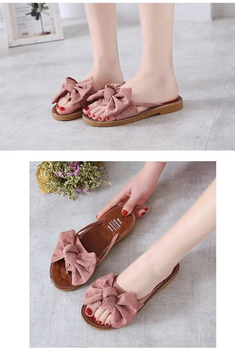 Women's shoes new women's summer fashion Joker flat-bottomed casual fashion slippers Korean women's sandals wholesale