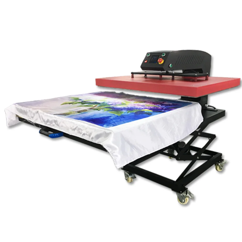 

80x100cm 31x40inch Large format Printing Electric auto heat press machine flat textile Printing transfer machine NO.CH1718