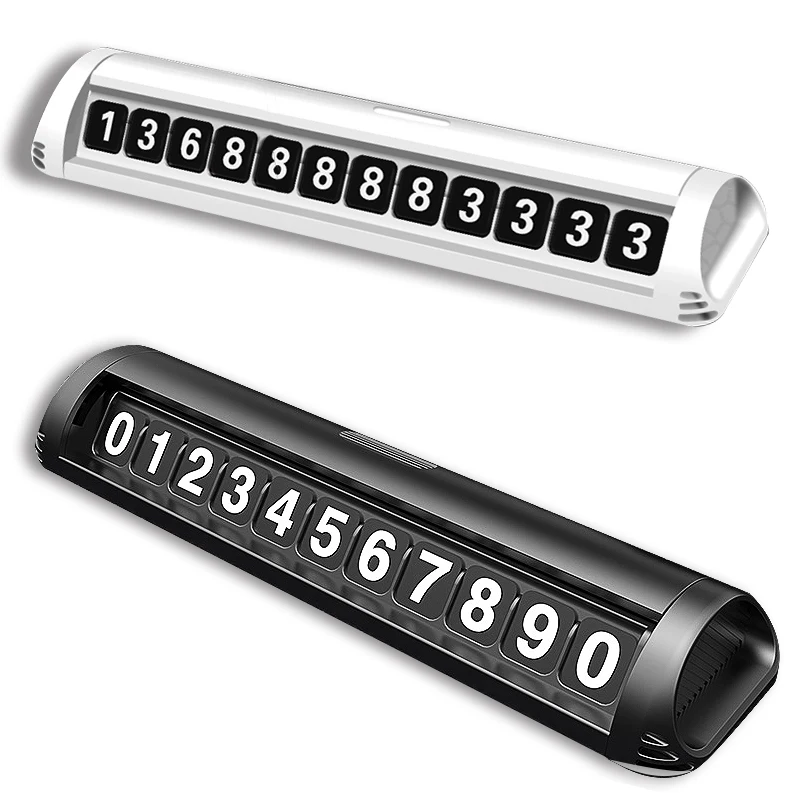 

Car stickers temporary parking card hidden switch telephone number Phone number Card plate auto accessories stickers for car