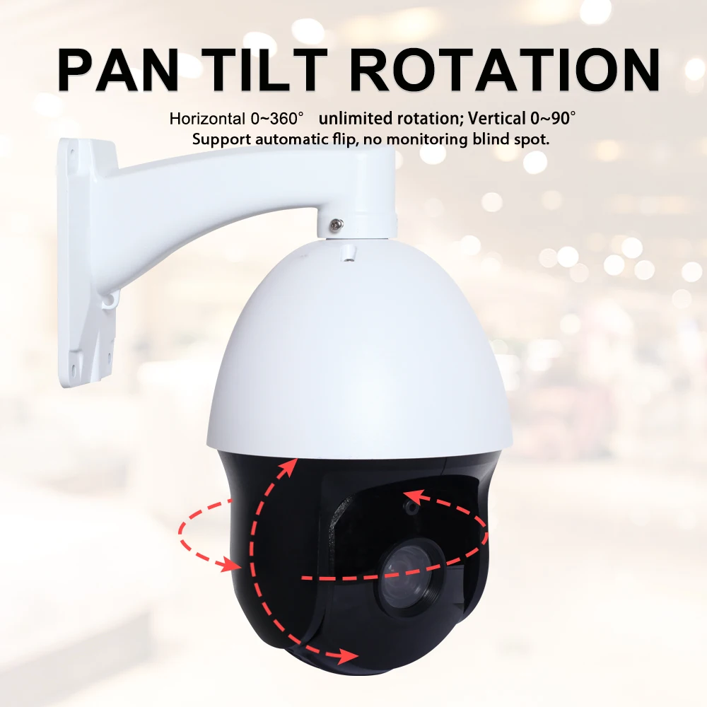 HD 2MP 5MP наружная Onvif 30X ZOOM PTZ водонепроницаемая IP средняя скорость купольная камера