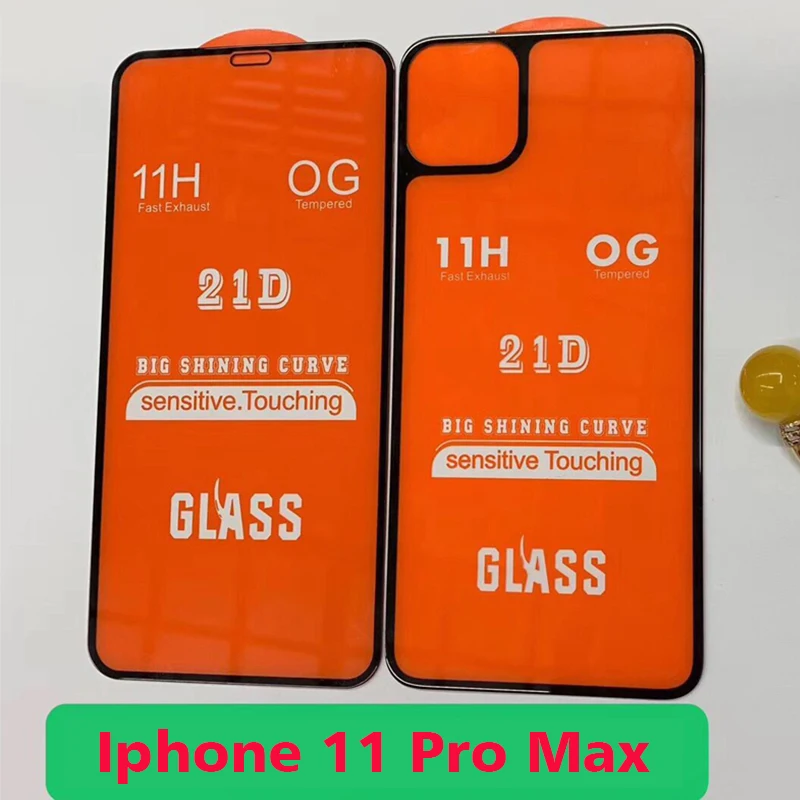 2 шт переднее+ заднее закаленное стекло для iPhone 11 11 Pro Полное покрытие экрана Защитная пленка для iPhone 11 Pro 11Pro Max