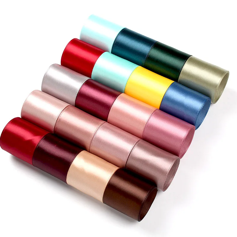 

5Yard One-sided Polyester Ribbons Wedding Festival Party Decoration DIY Craft Bow Card Gifts Wrapping Bouquet Bake Packaging