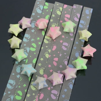 

30pcs foldable lucky origami wishing star paper star origami handicrafts wedding birthday Christmas gift color random