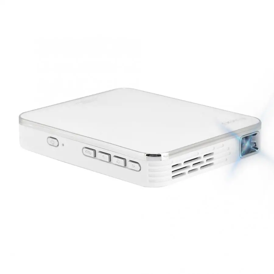 Мини проектор передвижной 4K проектор домашний кинотеатр с HDMI входом для телефонов Android/iOS белый 100-240 В