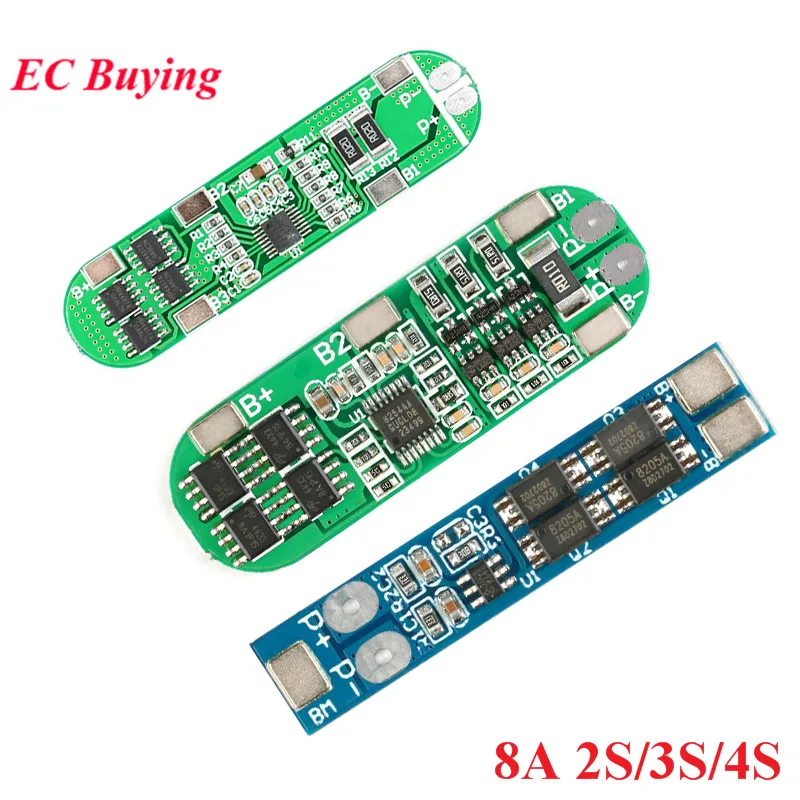 pcb 3S/4S BMS PCB Protection Board For 18650 Li-ion Lithium Battery Cell A2TF 