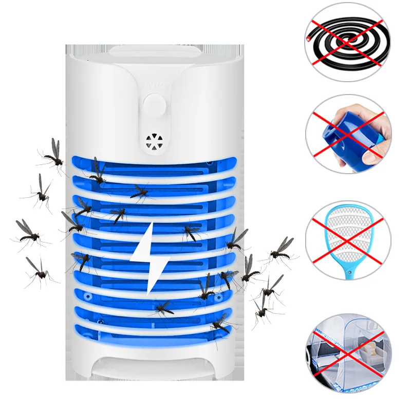 

Electric Bug Zapper with UV Light Trap Mosquito Killer Nontoxic Odorless Plug-in Pests Killer Hogard