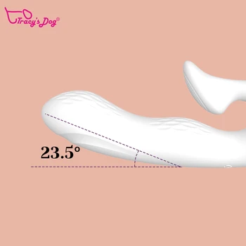 Tracy's Dog Dual Motor Strong Shock Rabbit Vibrator Stimulating G Spot Dildo Vibrator Sex Toy Women 5