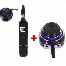 Высокое качество Татуировка роторная машинка ручка светодиодный светильник Мощный Тихий мотор с Aurora-I Татуировка мощность Набор