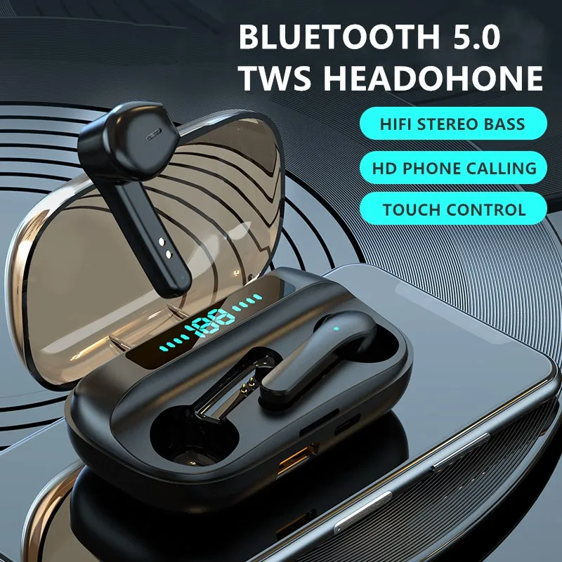 NEW Wireless Headphones Bluetooth Earphone Headset 9D Stero HiFi earbuds Sport running With super bass mic Loud HD Call | Электроника