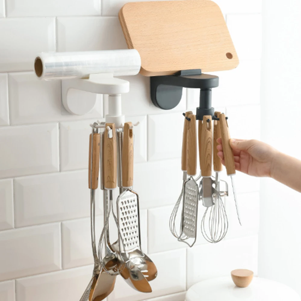 Кухонная стойка с бесплатной пробивкой настенная Бытовая вращающаяся рама