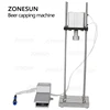 ZONESUN Pneumatic Beer Capping Machine Semi-automatic Cap Sealing Machine Manual Bottle Capper Commercial Bar Brewery 5
