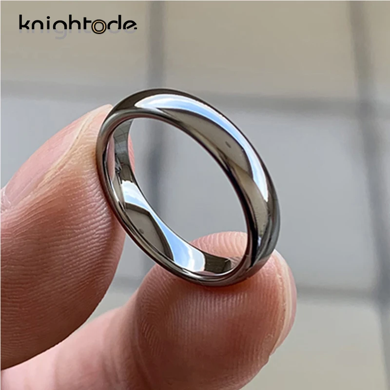 High Quality Tungsten Carbide Ring Wedding Engagement Ring For Men Women Domed Band Polished Shiny Comfort Fit 8/6/4/2mm 5